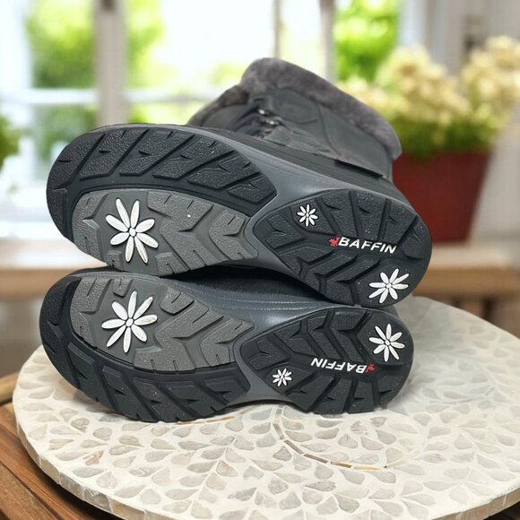 Baffin Chloe Insulated Waterproof Winter Snow Boots Women’s Size 6  Fur - Picture 12 of 16